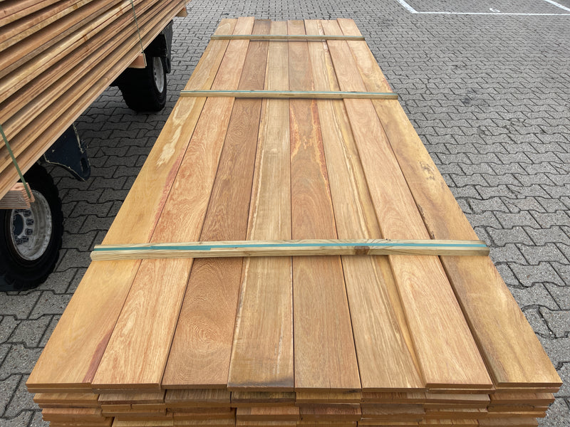 Pakoeli Planken Geschaafd 16x140mm - Lengte 350cm, 76 stuks