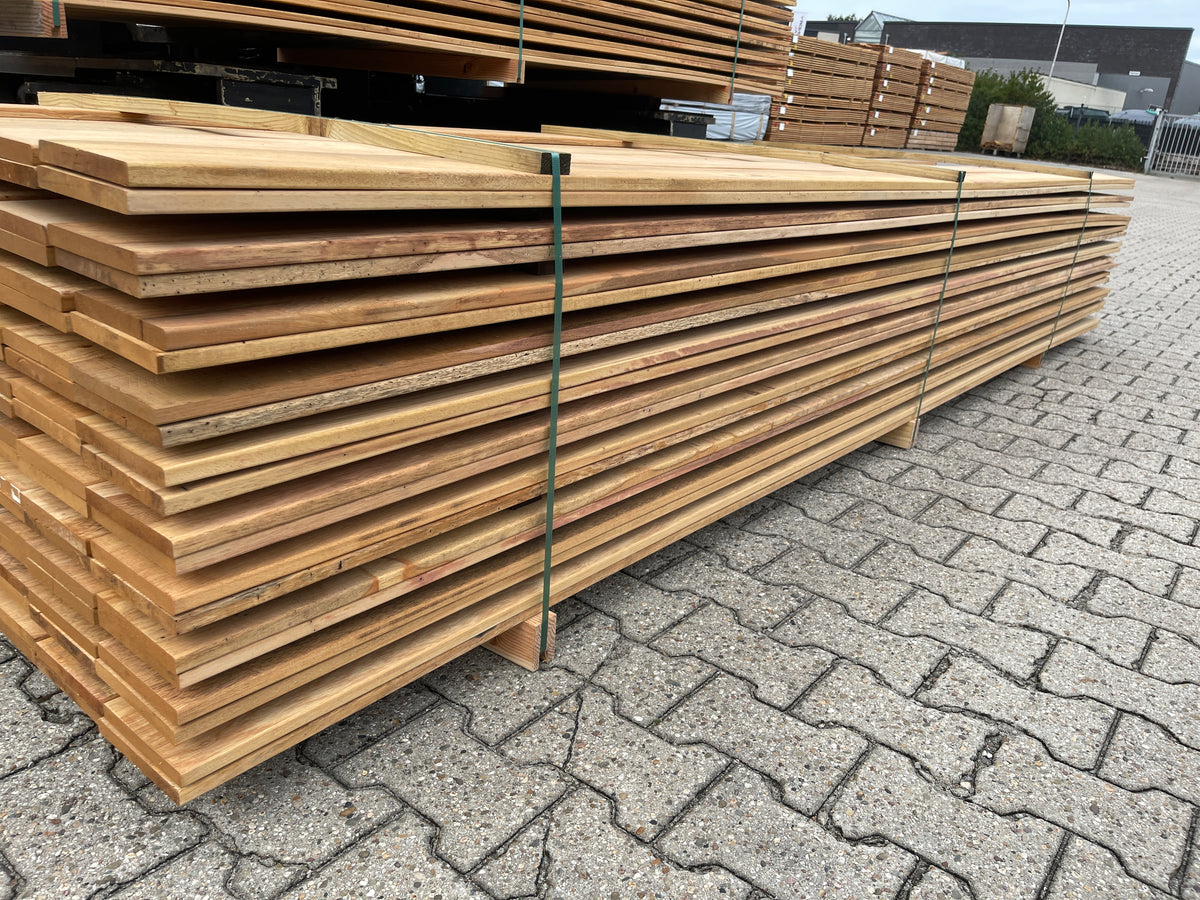 Pakoeli Planken Geschaafd 16x140mm - Lengte 350cm, 76 stuks