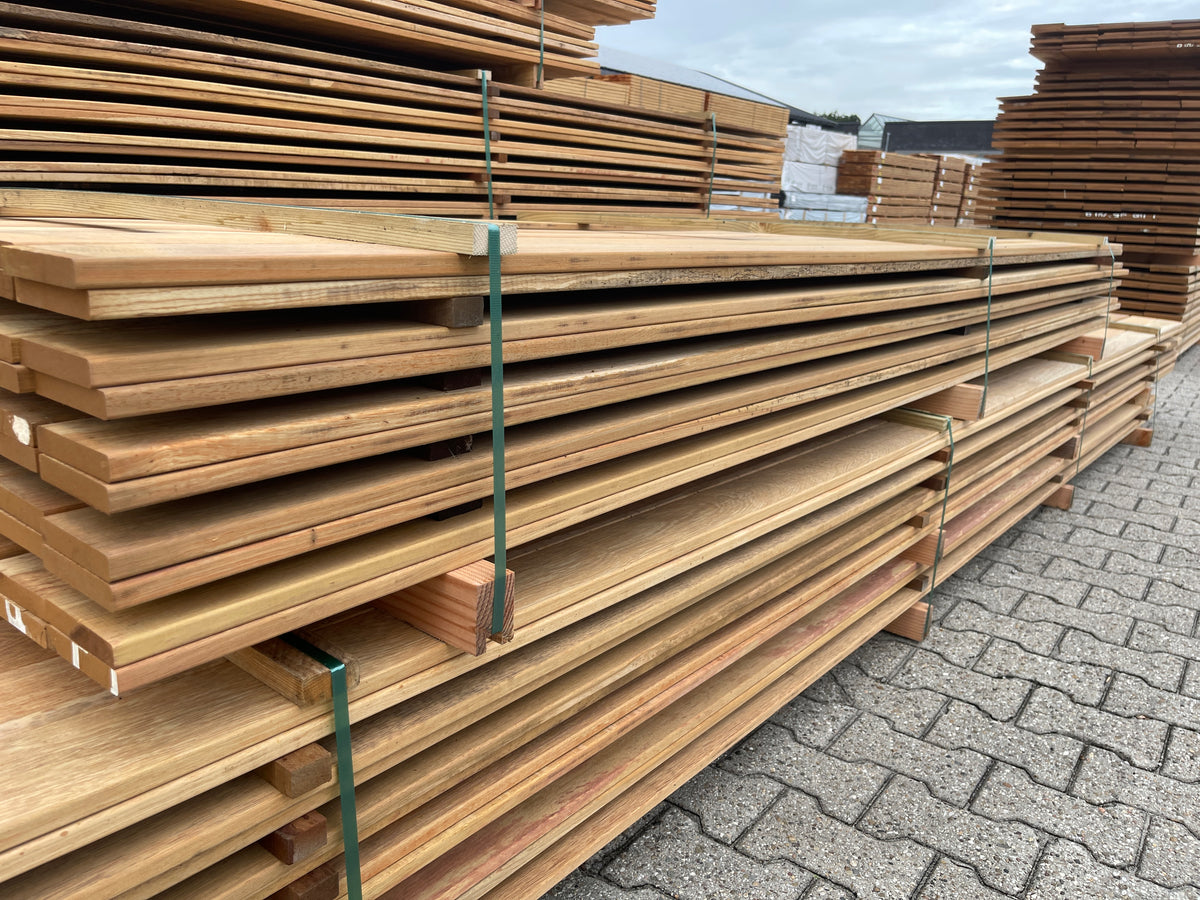 Pakoeli Planken Geschaafd 16x90mm - Lengte 300cm, 112 stuks