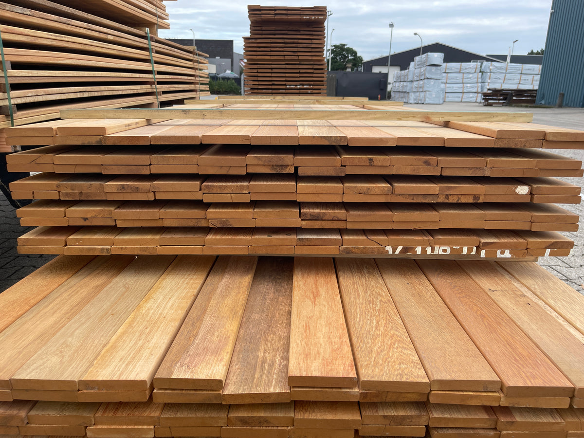 Pakoeli Planken Geschaafd 16x90mm - Lengte 300cm, 112 stuks