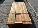 Guyana Teak Planken Geschaafd 25x70mm - Lengte 185cm, 204 stuks