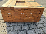 Guyana Teak Planken Geschaafd 25x70mm - Lengte 185cm, 204 stuks
