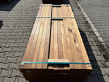 Guyana Teak Planken Geschaafd 25x70mm - Lengte 215cm, 204 stuks