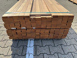 Guyana Teak Planken Geschaafd 25x70mm - Lengte 335cm, 204 stuks