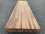 Guyana Teak Regels Geschaafd Gevingerlast Gelamineerd 40x60mm