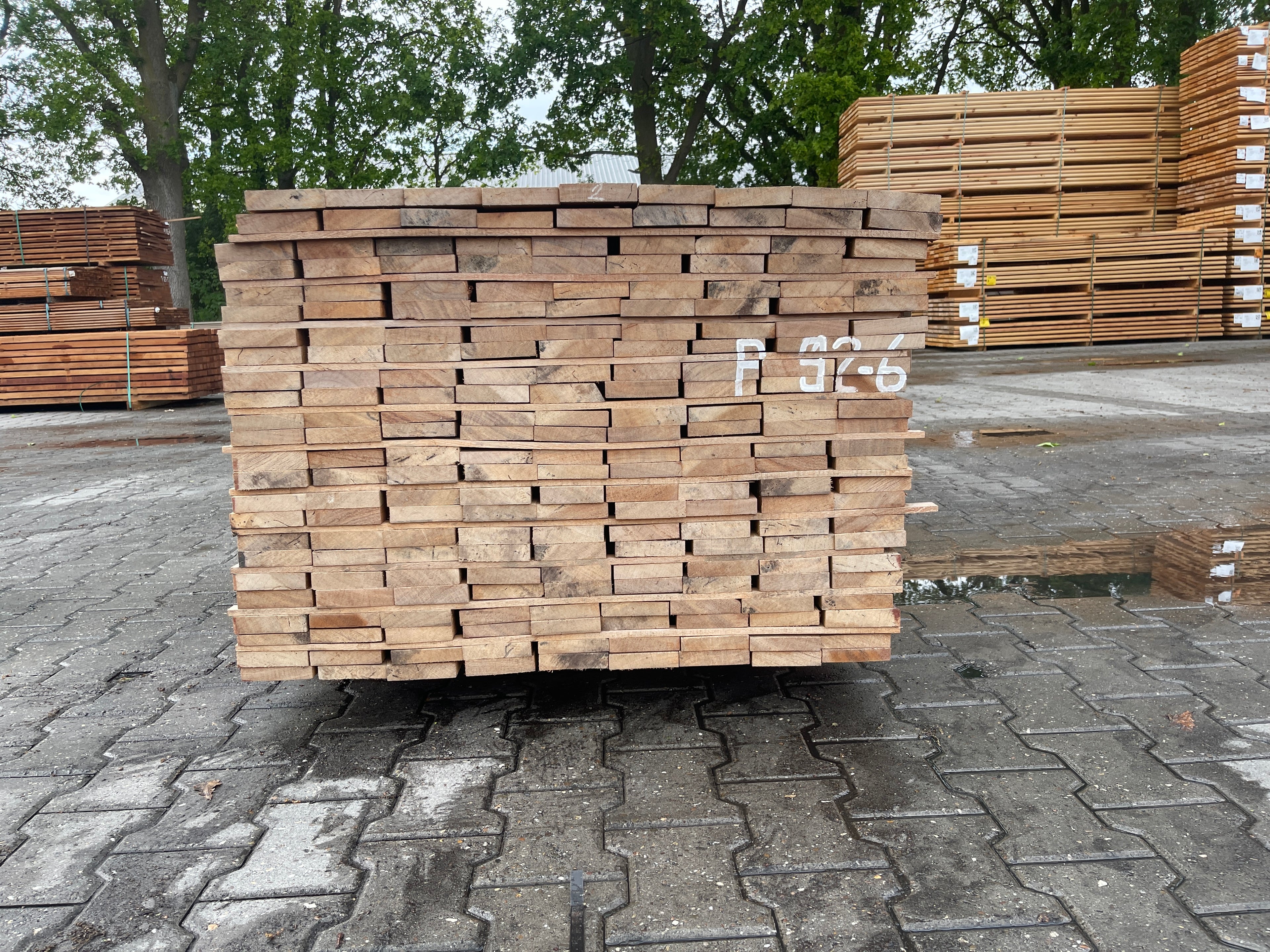 Angelim Pedra Beschoeiingsplanken 20x100mm - Lengte 22/200cm, 57/250cm, 89/300cm, 48/350cm, 216 stuks