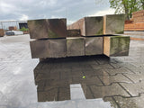 Douglas Balken Fijnbezaagd 200x200mm - Lengte 400cm, 9 stuks
