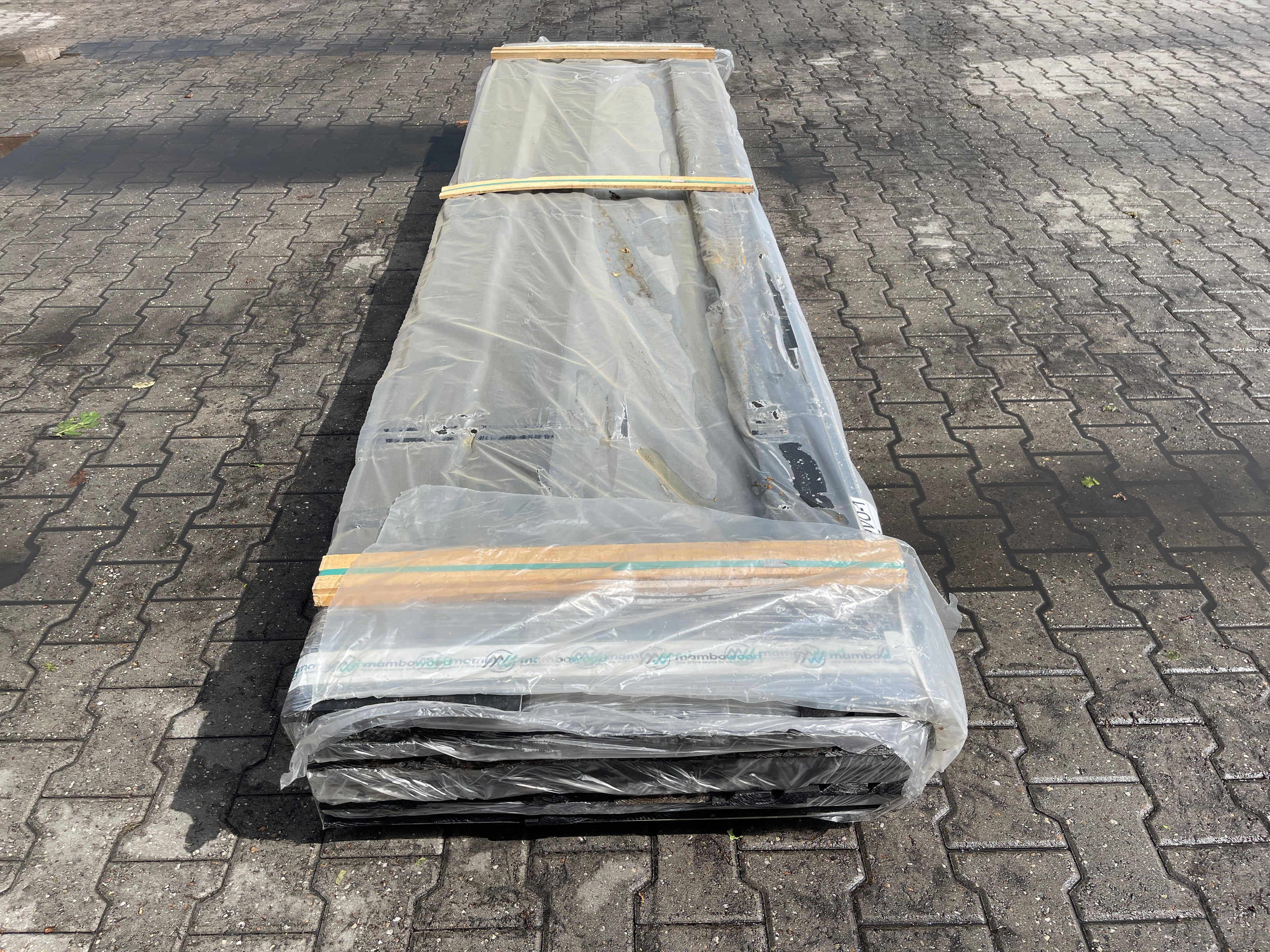 Douglas Dubbele Rhombus Zwart Gecoat 25x137mm - Lengte 300cm, 51 stuks