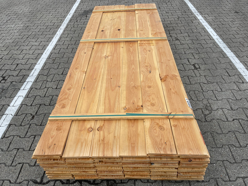Douglas Veer en Groef 18x185mm - Lengte 300cm, 69 stuks