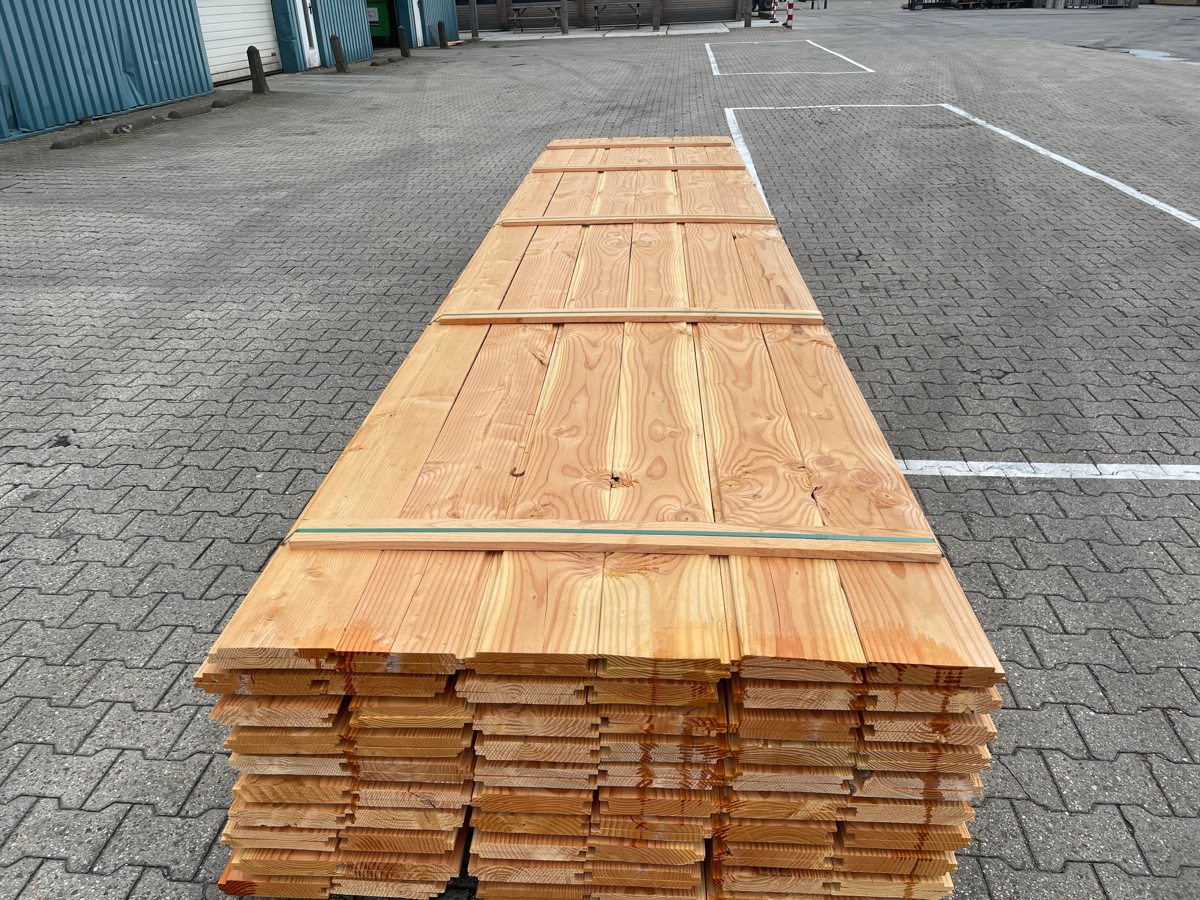 Douglas Wisselsponning 18x190mm - Lengte 500cm, 120 stuks