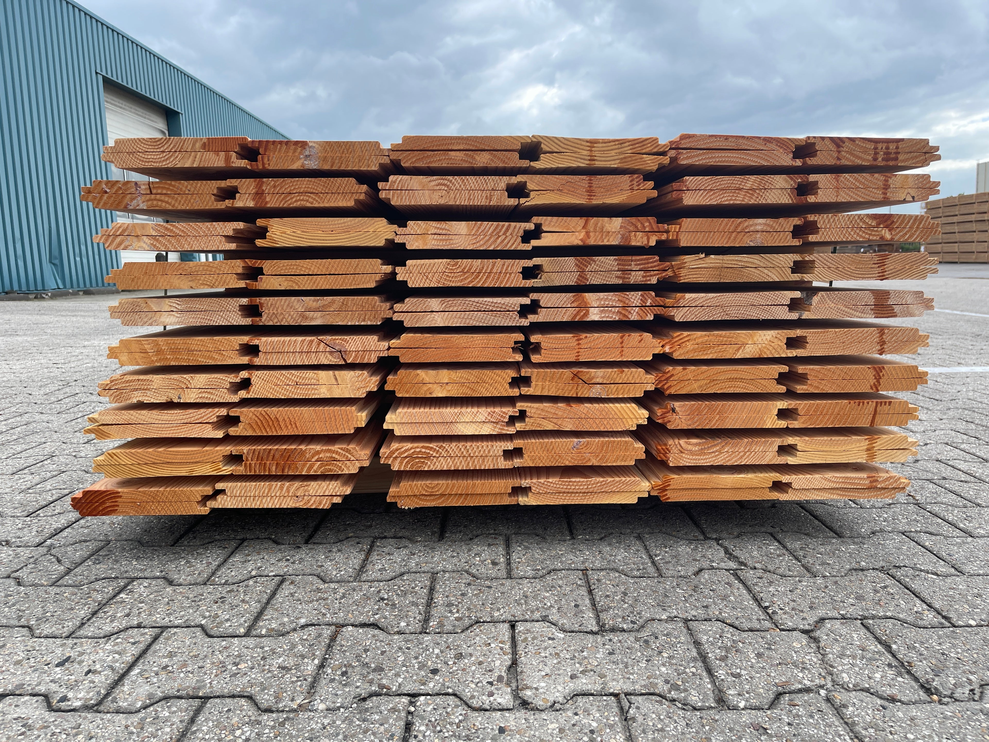 Douglas Wisselsponning 18x190mm - Lengte 500cm, 120 stuks