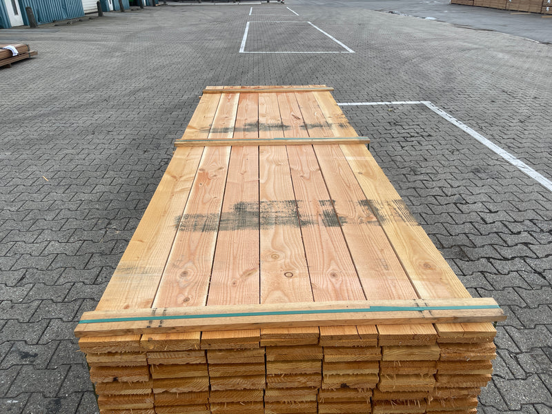 Douglas Planken Fijnbezaagd 18x150mm - Lengte 300cm, 154 stuks