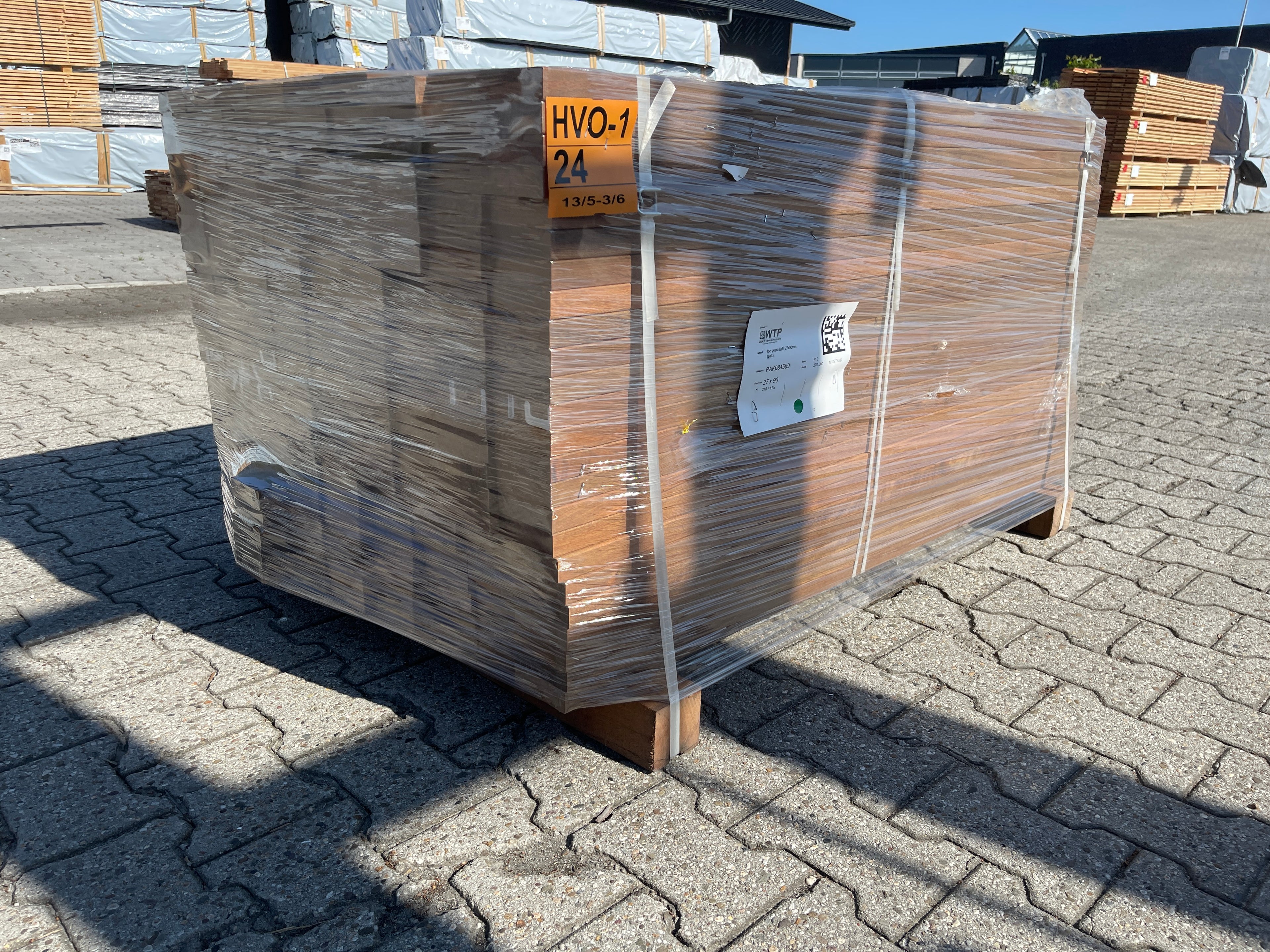 Ipé Country Grade Planken Geschaafd 27x90mm - Lengte 125cm, 216 stuks