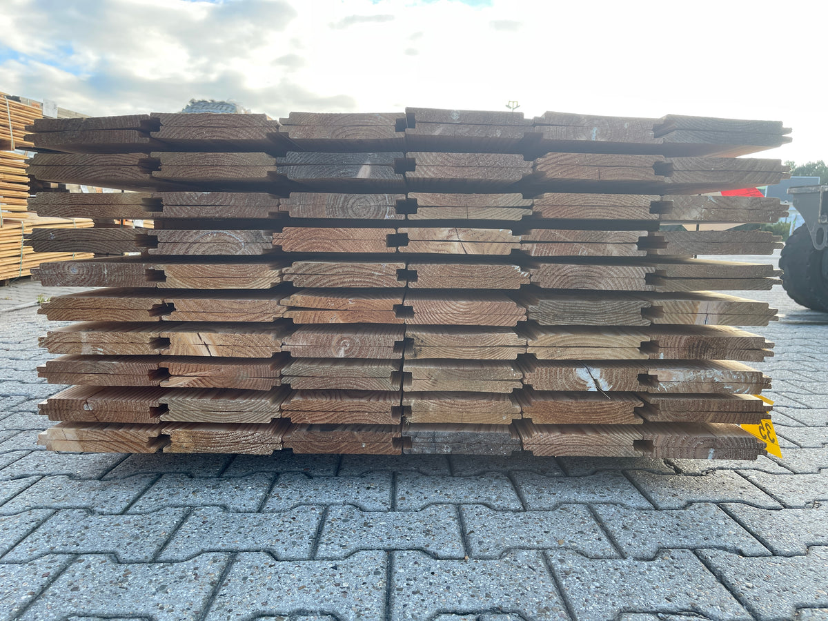 Douglas Wisselsponning 18x190mm - Lengte 300cm, 120 stuks