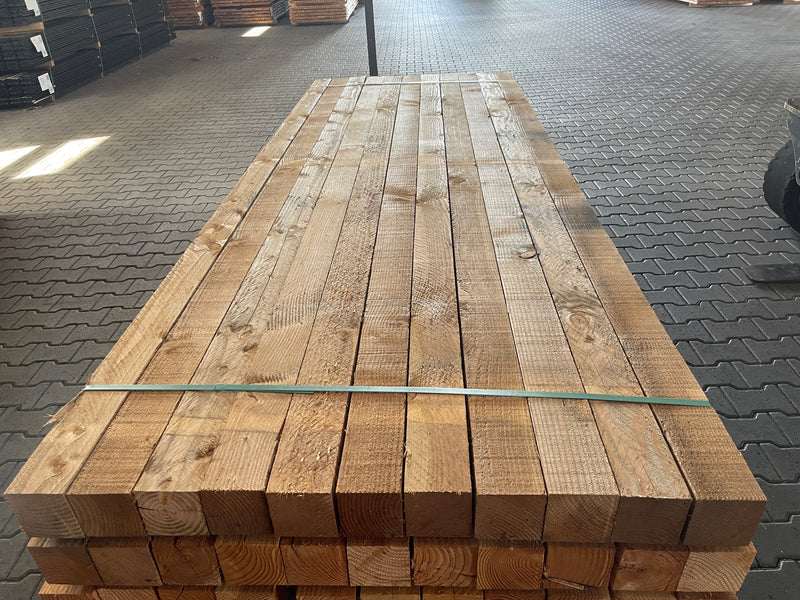 Douglas Balken Fijnbezaagd 100x100mm - lengte 300cm, 66 stuks