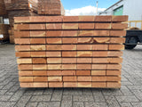 Douglas Balken Fijnbezaagd 50x150mm - lengte 400cm, 77 stuks