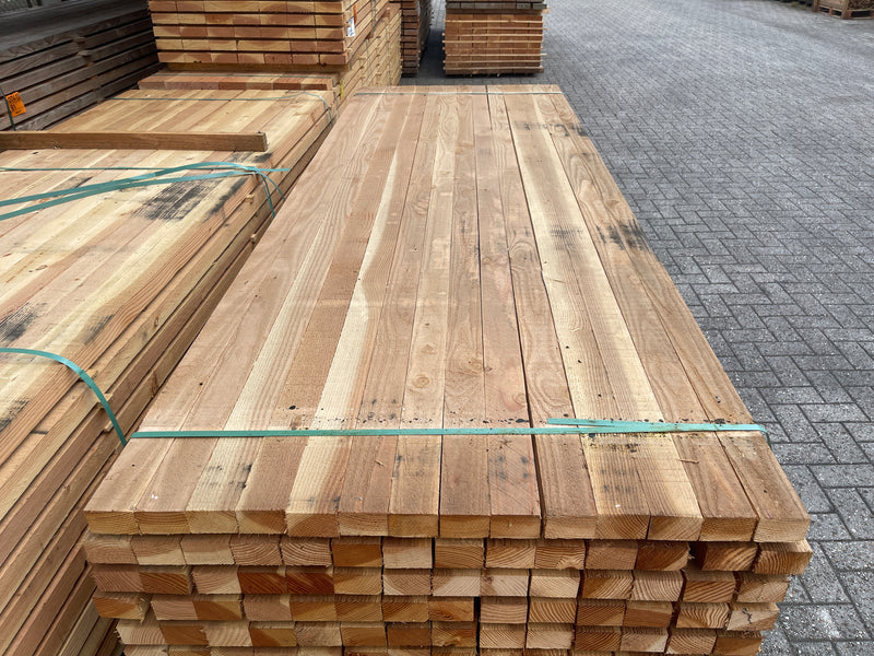 Douglas Regels Fijnbezaagd 50x75mm - lengte 300cm, 154 stuks