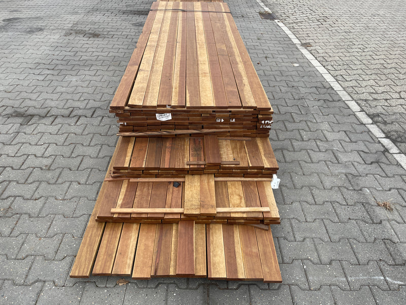 Guyana Ipé Geschaafd 21x90mm (Country Grade) - lengte 87/275cm, 32/305cm, 23/335cm, 12/365cm