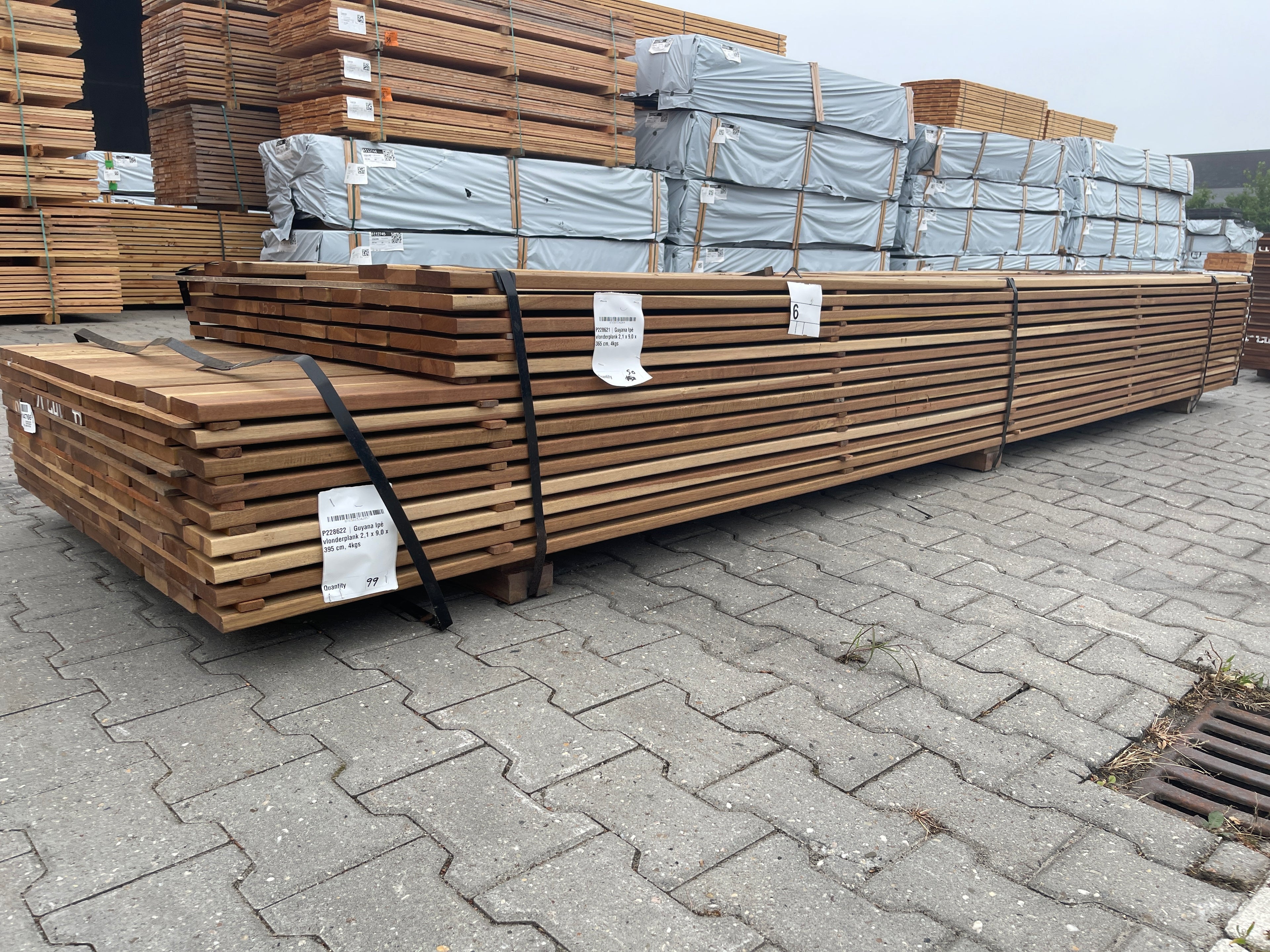 Guyana Ipé Geschaafd 21x90mm (Country Grade) - lengte 50/365cm, 99/395cm