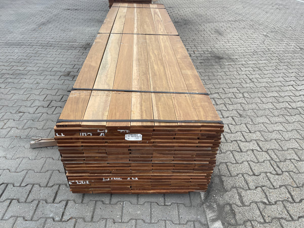 Guyana Ipé Geschaafd 21x140mm (Country Grade) - lengte 395cm, 147 stuks