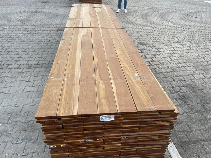 Guyana Ipé Geschaafd 21x140mm (Country Grade) - lengte 395cm, 147 stuks
