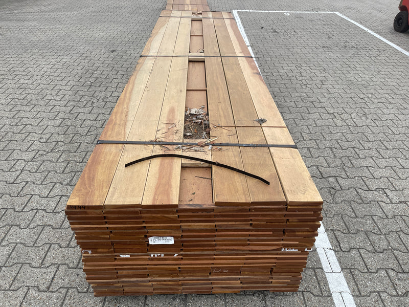 Guyana Ipé Geschaafd 21x140mm (Country Grade) - lengte 395cm, 139 stuks