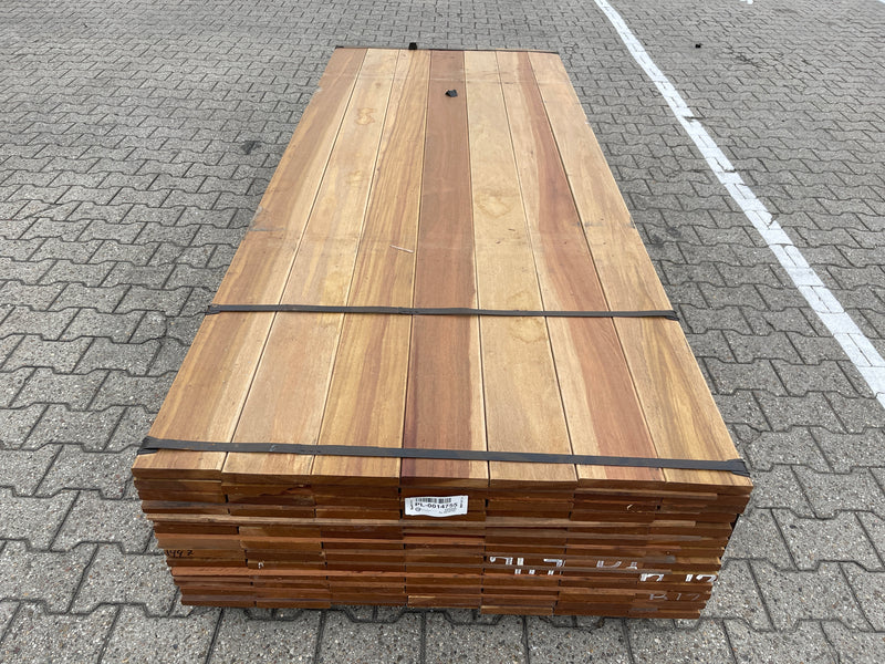 Guyana Ipé Geschaafd 21x140mm (Country Grade) - lengte 245cm, 91 stuks