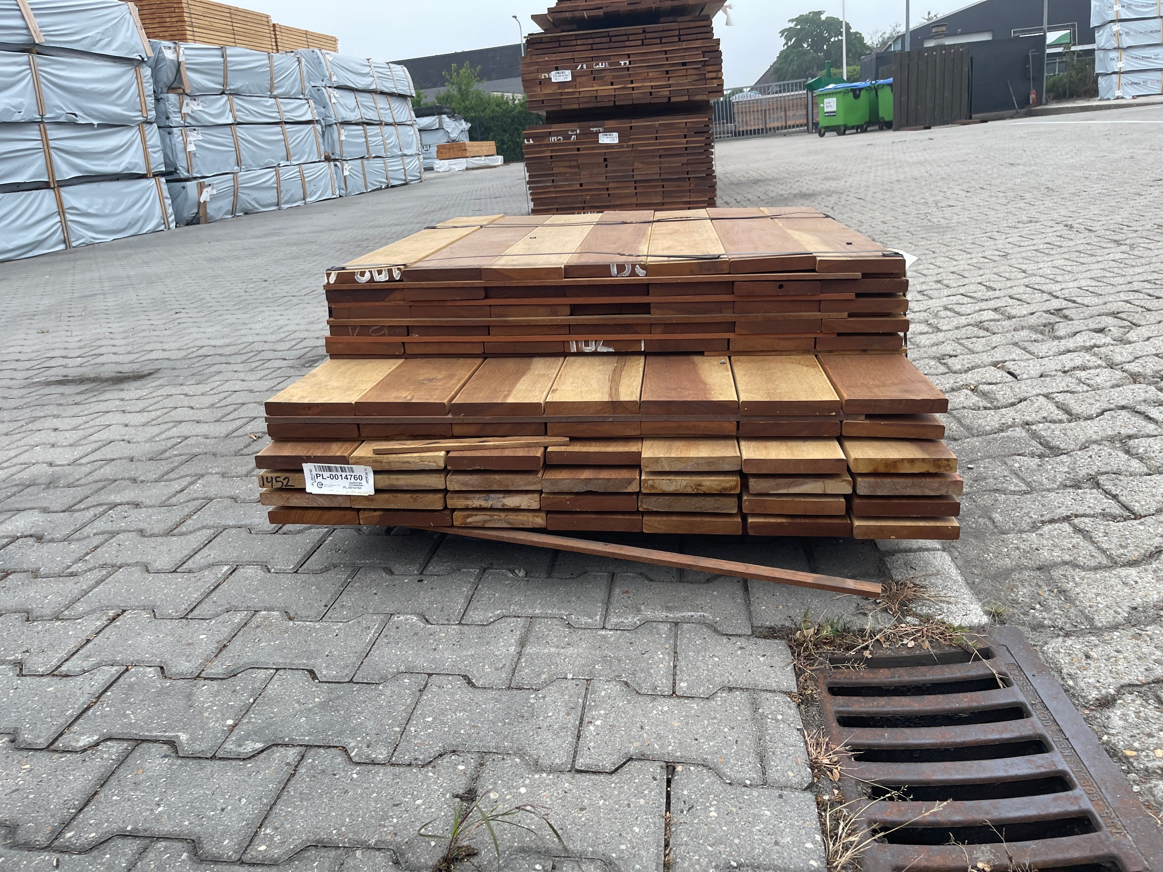 Guyana Ipé Geschaafd 21x140mm (Country Grade) - lengte 56/65cm, 35/100cm, 21/125cm