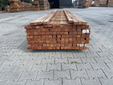 Angelim Pedra Onderliggers Fijnbezaagd 40x60mm - lengte 435cm, 136 stuks