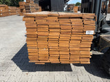 Guyana Teak Beschoeiingsplanken 20x150mm - lengte 200cm, 138 stuks