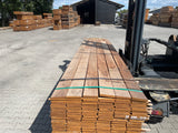 Guyana Teak Beschoeiingsplanken 20x150mm - lengte 450cm, 138 stuks