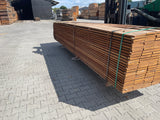 Guyana Teak Beschoeiingsplanken 20x150mm - lengte 450cm, 138 stuks