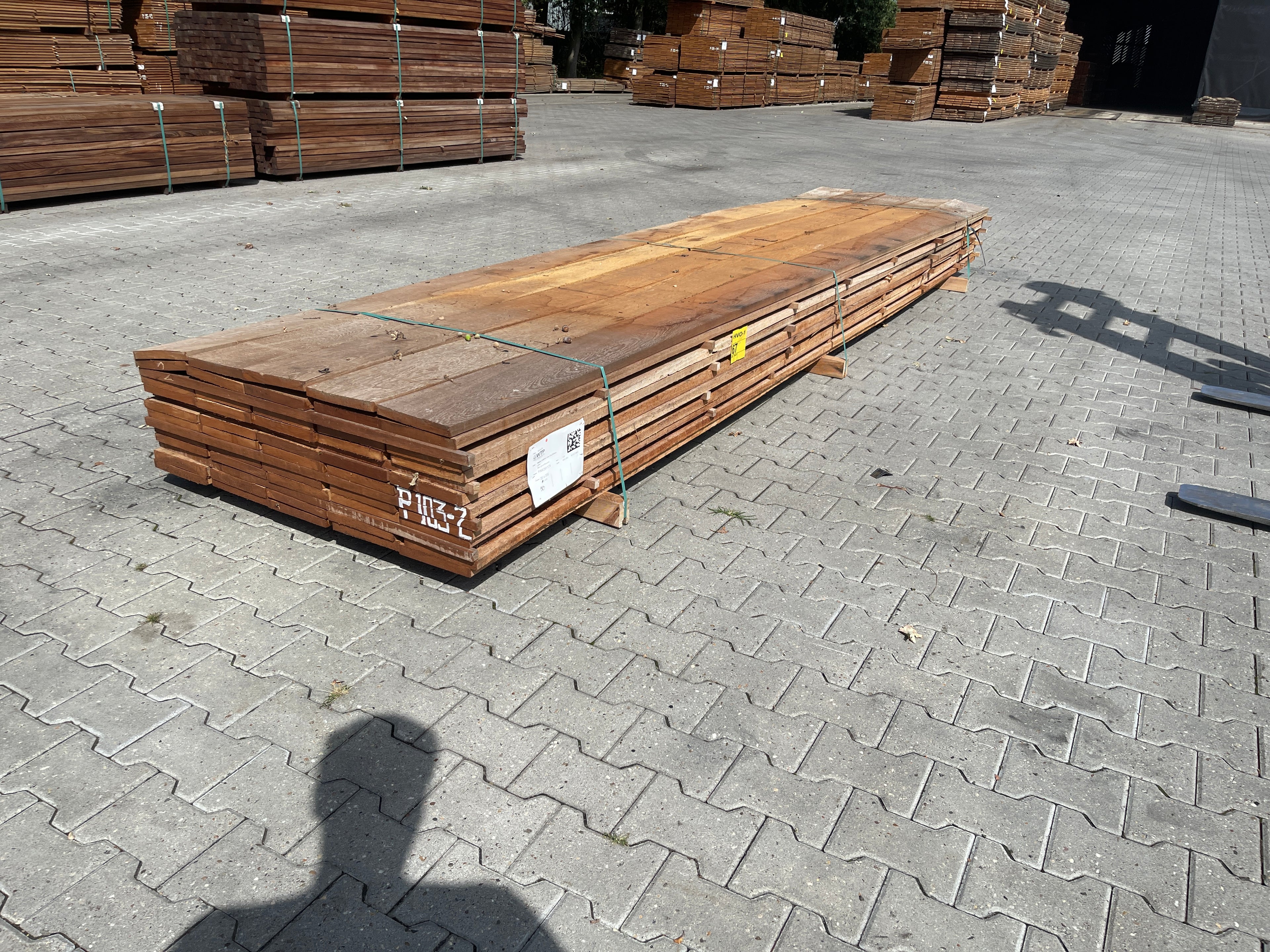 Angelim Pedra Planken Fijnbezaagd 20x200mm - lengte 450cm, 50 stuks