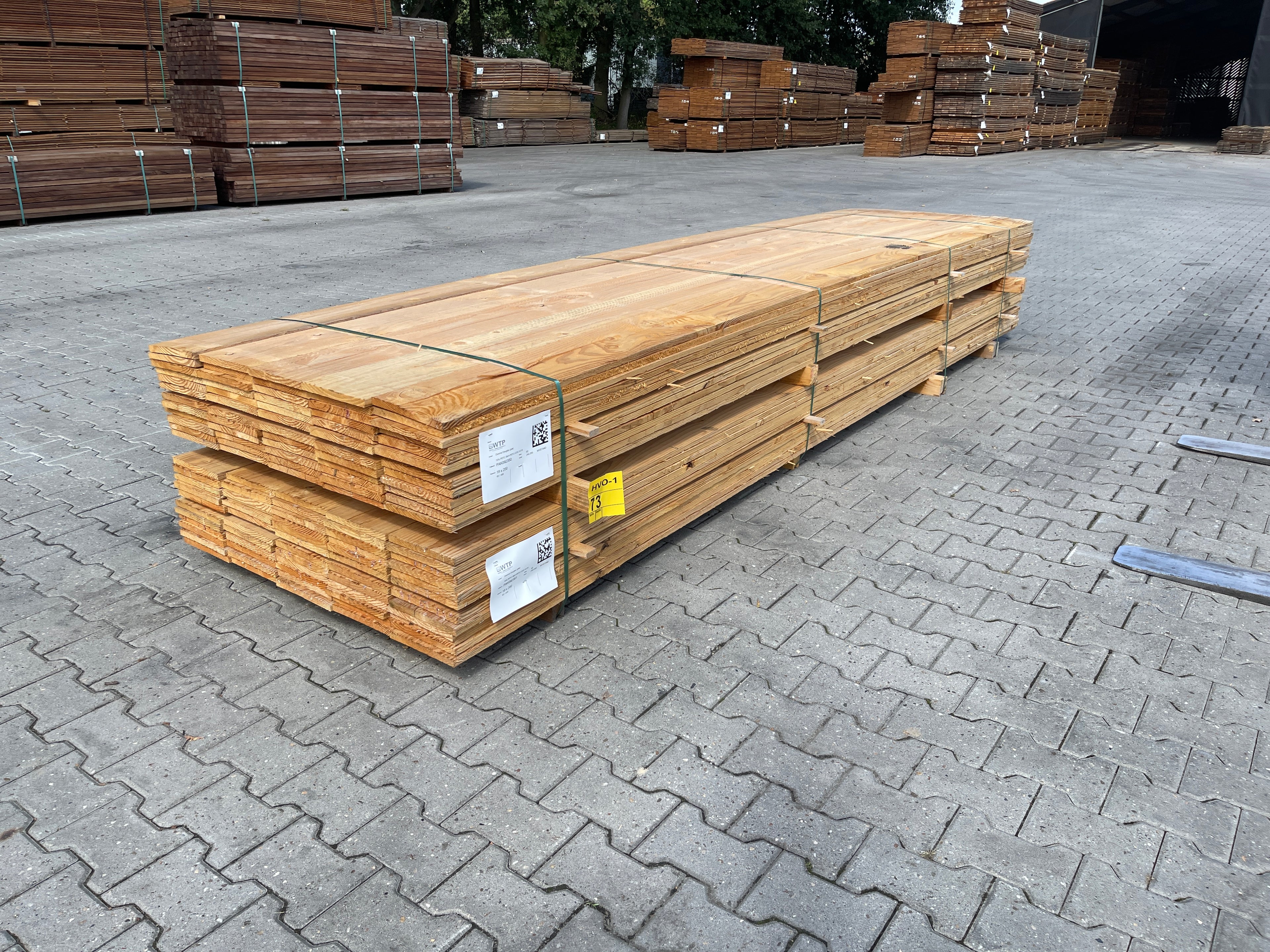 Douglas Planken Fijnbezaagd 18x200mm - Lengte 400cm, 120 stuks